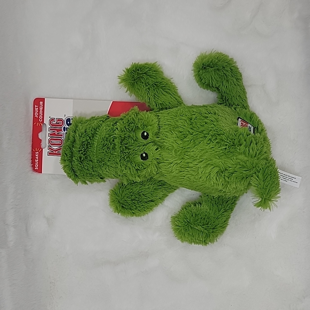 Kong Cozie Ali Alligator Medium Squeaks